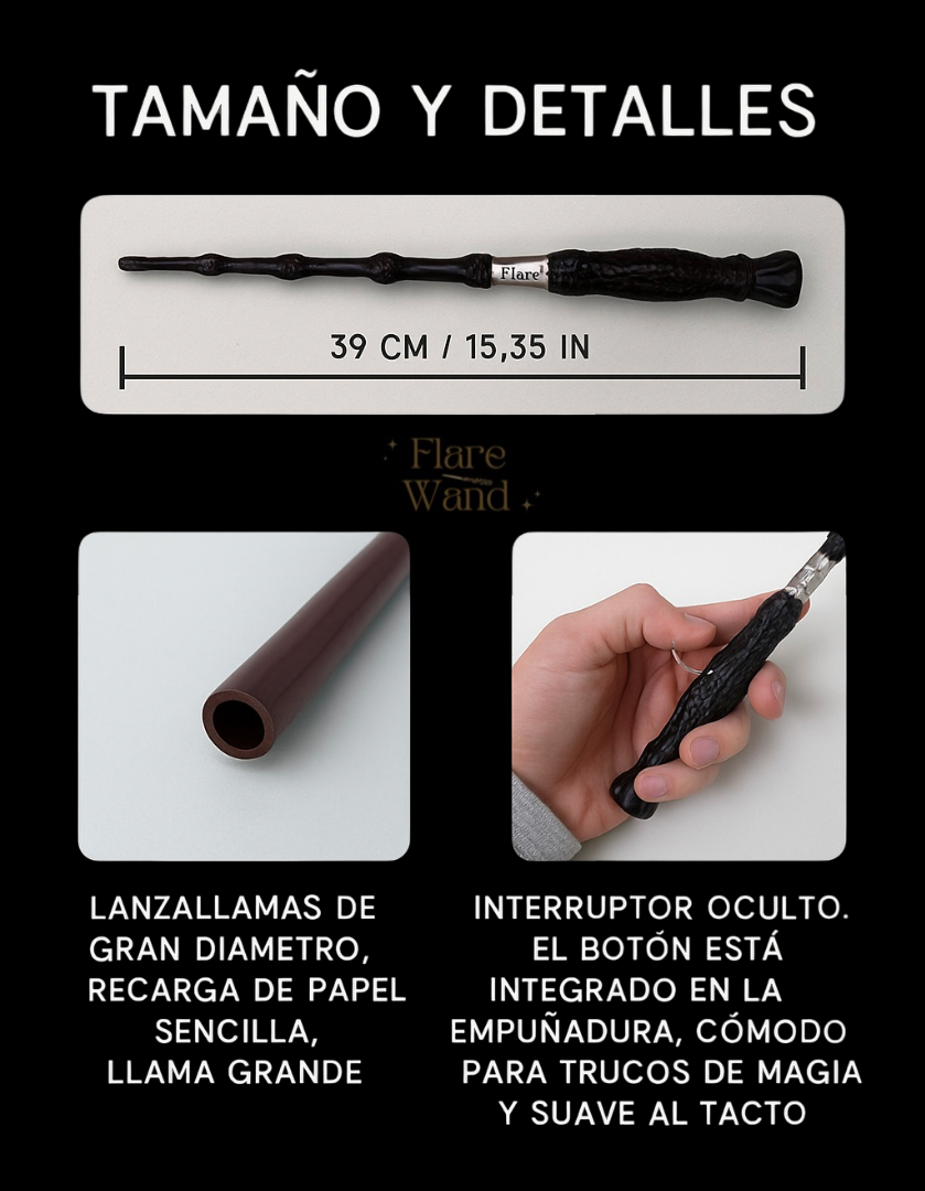 Varita Mágica Lanzallamas FlareWand™